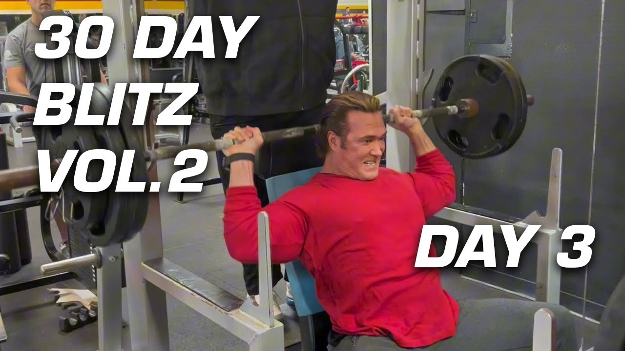 30 Day Blitz Day 3 | Behind The neck Press | 3 Tips You NEED To Do
