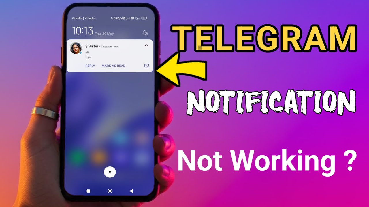 Fix Telegram Notification Not Showing On Home Screen