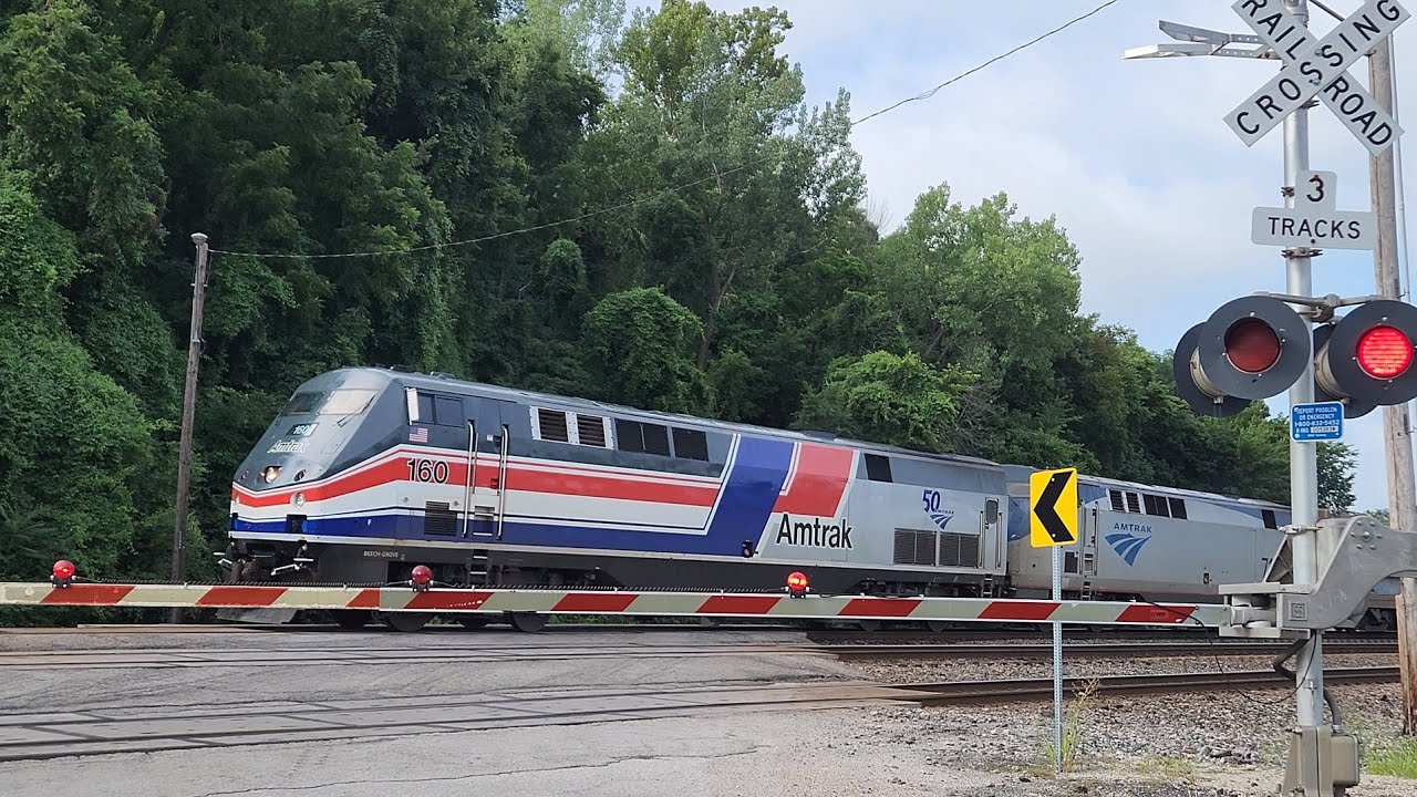 Amtrak Missouri River Runner Compilation (Pepsi can, Amfleet, Venture and Freight)