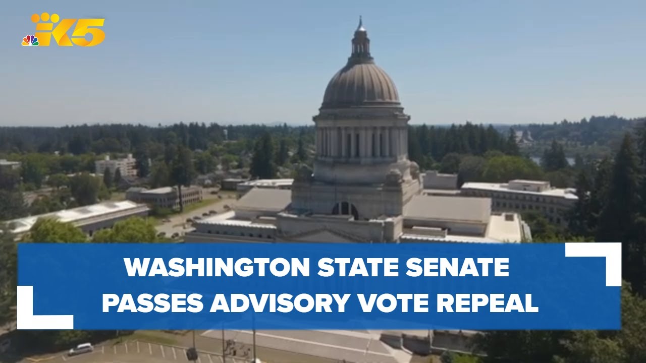 Washington state Senate passes bill to repeal advisory votes