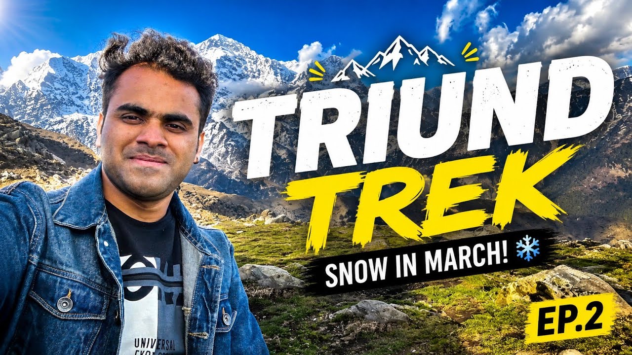 Triund Trek in March 2024 | Camping at Triund Top - Mcleodganj!