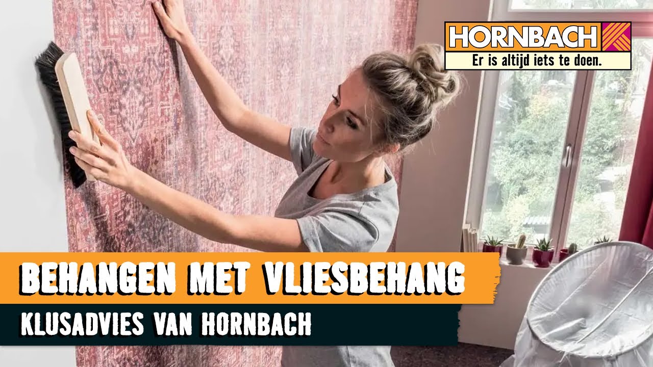 Vliesbehang aanbrengen met HORNBACH