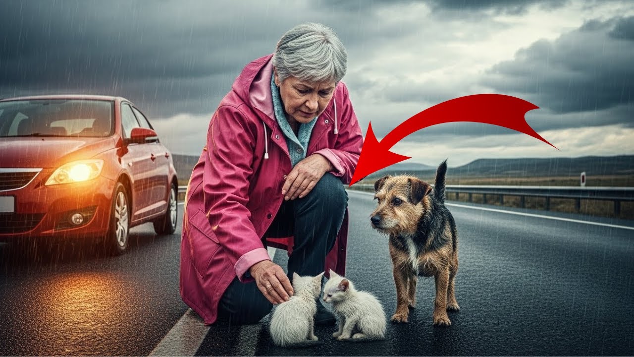 Yorkshire Dog Saves Baby Kittens From Heavy Rain In AMAZING Rescue