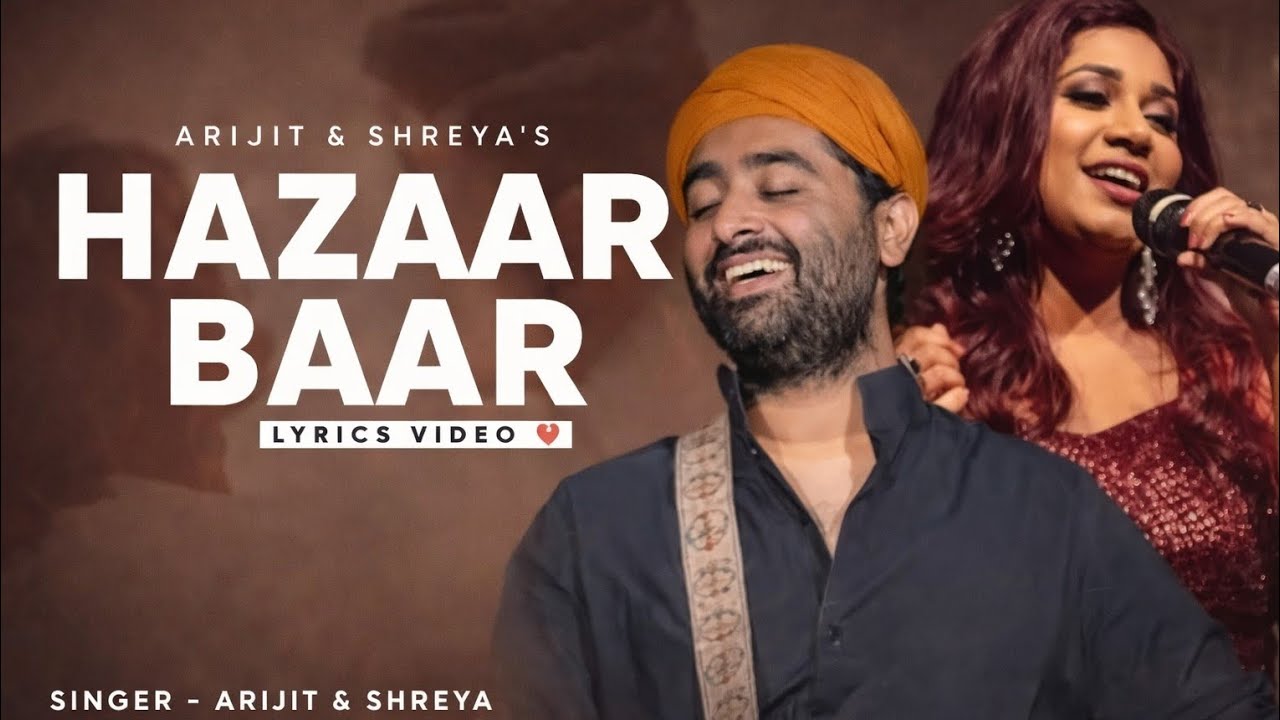 Hazaar Bar Tu/Hindi Song 2026 BestOf BollywoodSong Arijit Singh #sad #haryanvisong @tseries⁩ @yrf⁩  