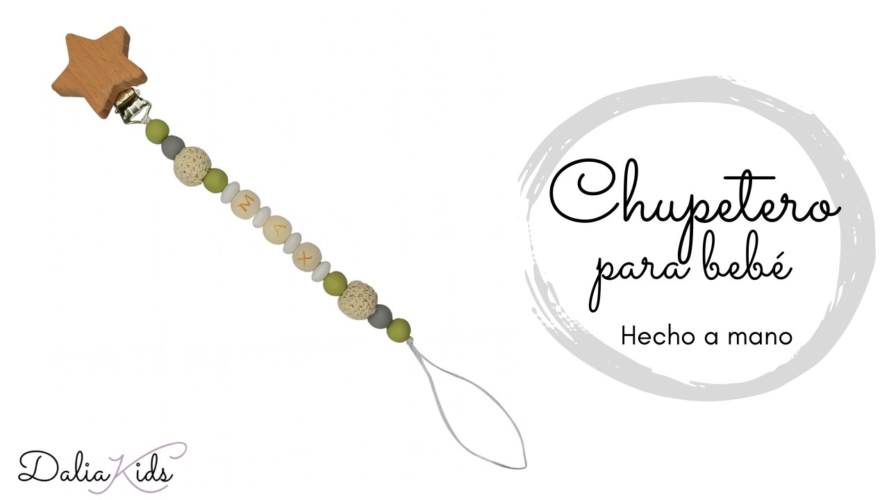 Cómo hacer un chupetero para bebé paso a paso - DIY fácil