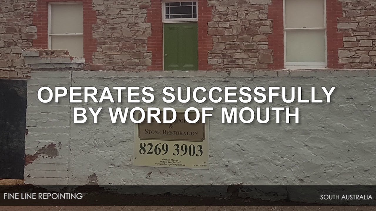 Heritage Building Brick and Stone Restoration &ndash; South Australia