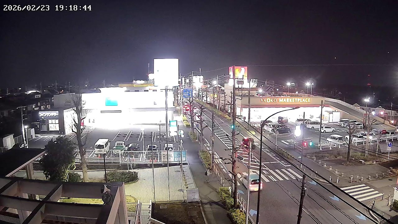 千葉県千葉市緑区おゆみ野中央バザール通りライブカメラ Chiba Chibashi Live camera.world.cam