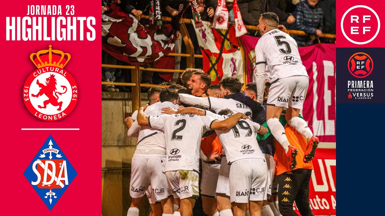 Resumen #PrimeraFederaci&oacute;n | CyD Leonesa 2-1 SD Amorebieta | Jornada 23 | Temporada 2024/25