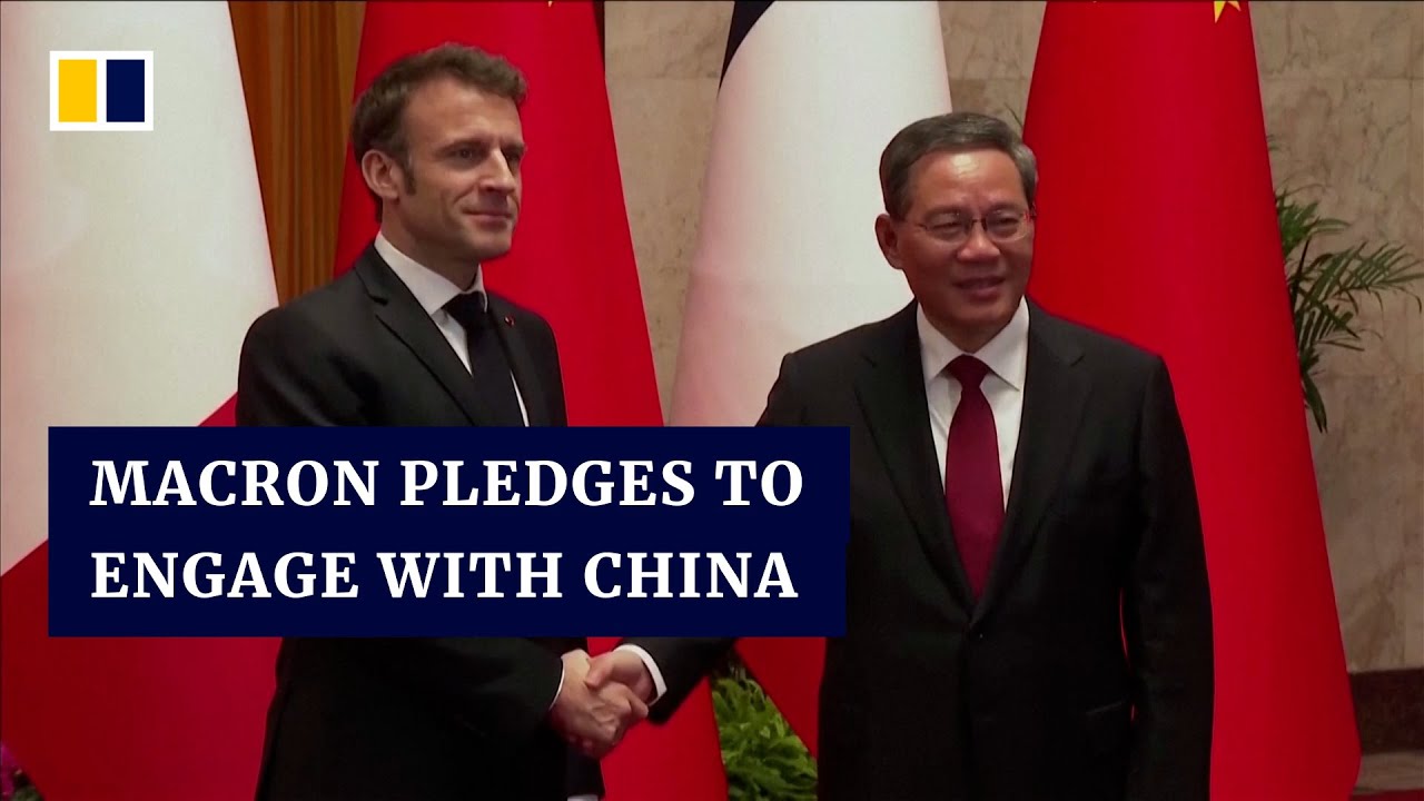 French and EU leaders visit China to discuss trade and the Russia-Ukraine war