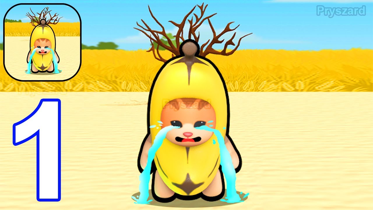 Banana Survival Master - Gameplay Walkthrough Part 1 Red Green Light + Cat TikTok Memes iOS, Android