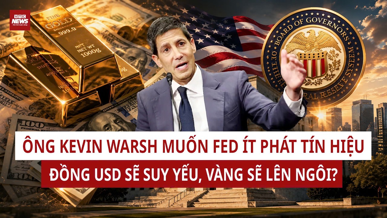 Ph&aacute; lệ 14 năm ở Fed, &ocirc;ng Kevin Warsh kh&ocirc;ng muốn dự b&aacute;o l&atilde;i suất: Cuộc chơi nghi&ecirc;ng về USD hay v&agrave;ng?