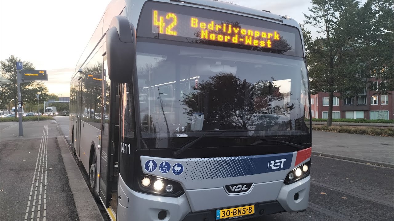 RET cabinerit lijn 42 Marconiplein bedrijvenpark Noord-west - acconieplein