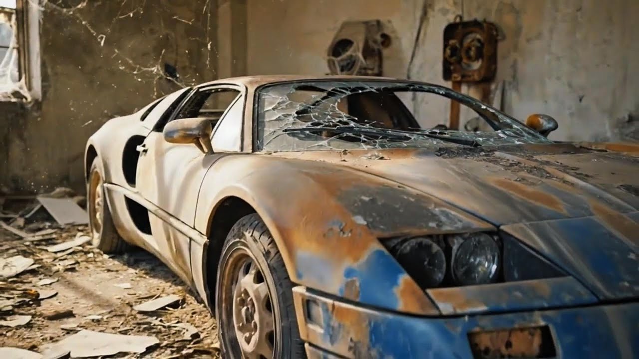 ASMR Car Restoration! 1991 Bugatti EB 110 Full Restoration from Burnt Condition to Looking New