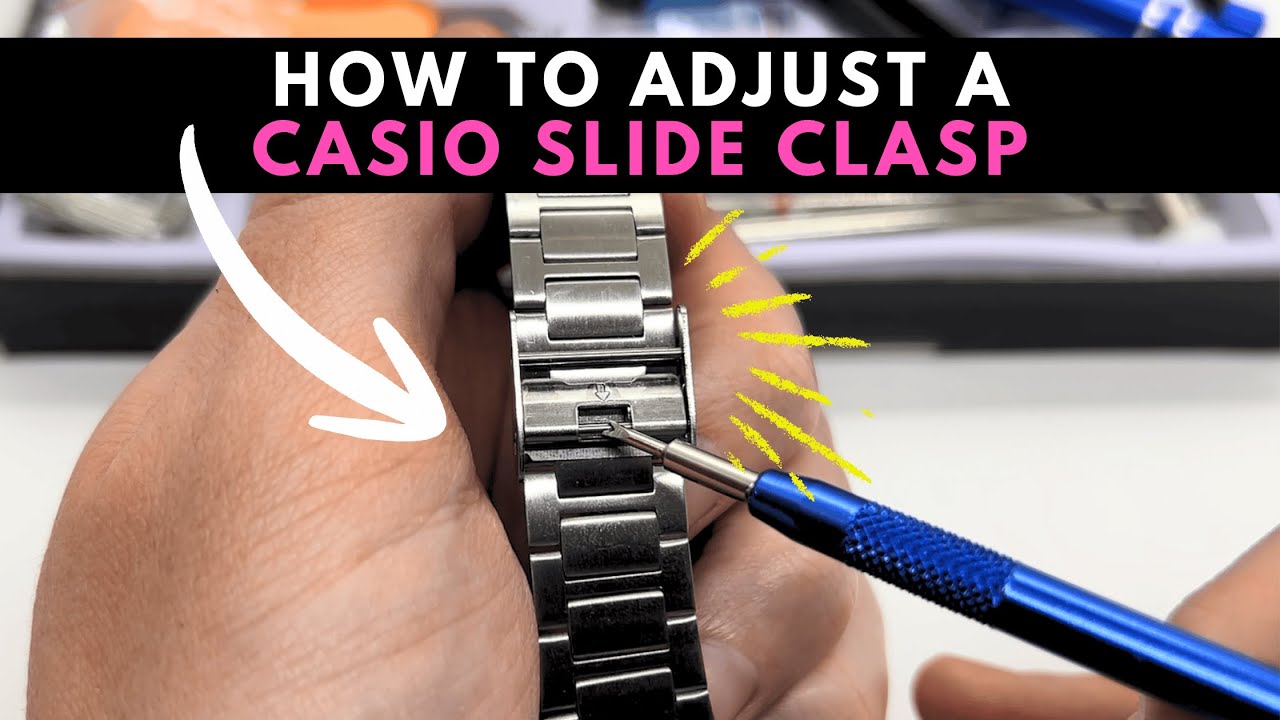 Как отрегулировать защелку слайдера Casio