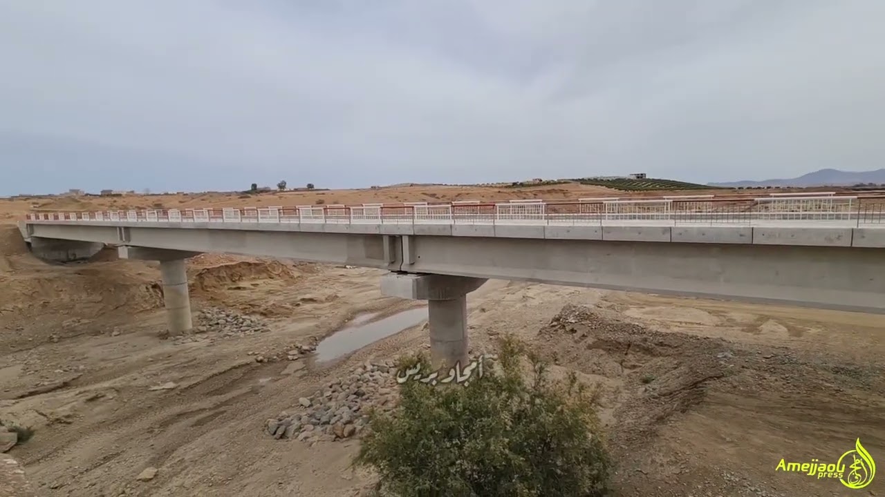 قنطرة جديدة على واد كرت شاظ طريق القندوسي / تزطوطين