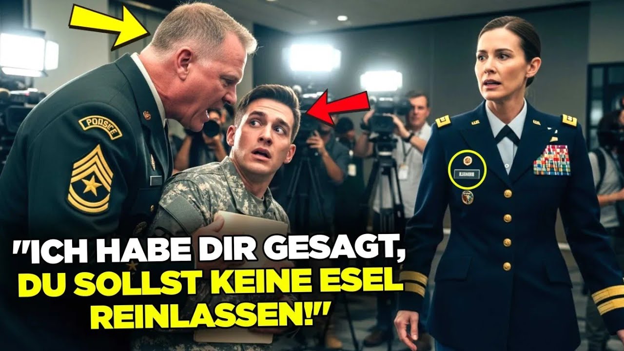 „Wer Ließ Sie In Den Besprechungsraum?“ Feldwebel Schrie – Sie Ist Basisgeneralin