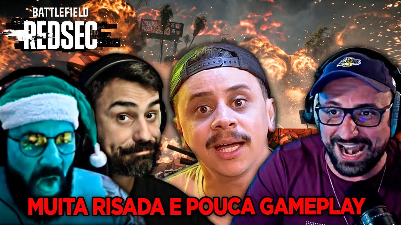 FELIPE MOSK (MOSCA) SMZINHO FABIOCOG e ZANFAS no BATTLEFIELD REDSEC