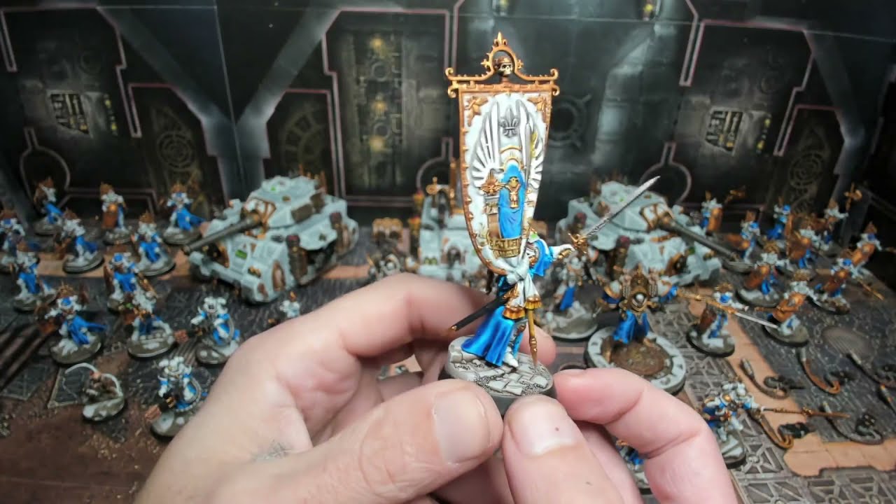 WHMS: Пополнение армии Sisters of Battle! Демонстрация Adepta Sororitas в белой броне, заказ Warh...