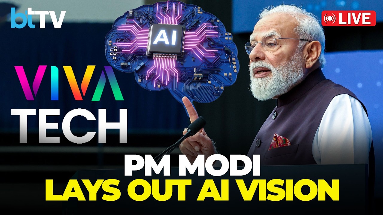 LIVE: PM Narendra Modi at VivaTech Paris 2026 | AI Empowerment, Safety & India Vision