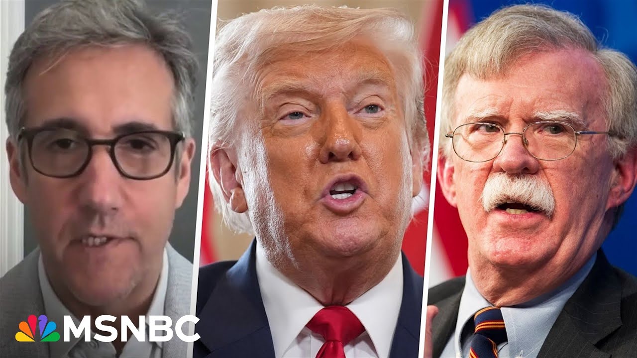 Michael Cohen: 'No doubt' John Bolton 'will be indicted' and needs to ‘lawyer up’