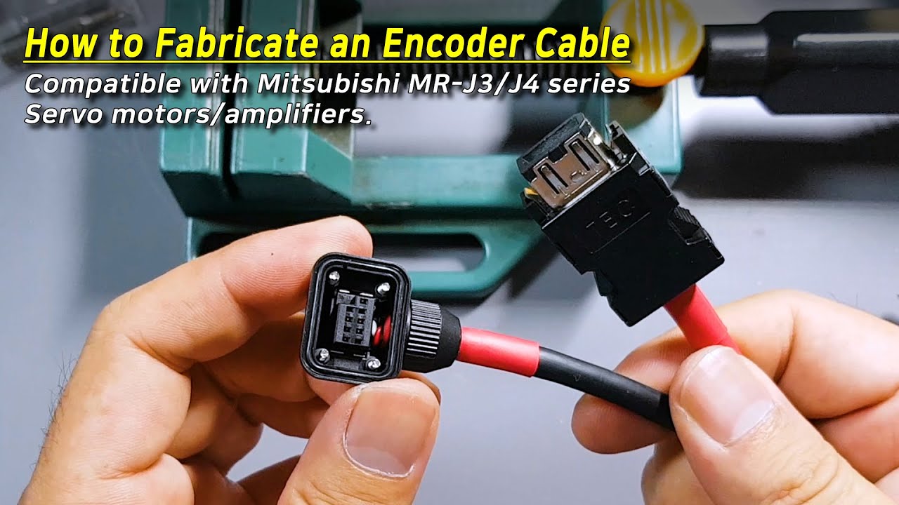 How to Make an Encoder Cable for Mitsubishi MR-J3/J4 series Servo Motors/Amplifiers.