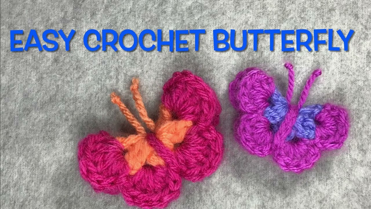 Easy Crochet Butterfly