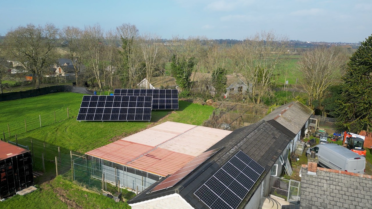 OFF GRID SOLAR SYSTEM | Ground Mounted Solar Installation | Solar & Battery Storage Northern Ireland