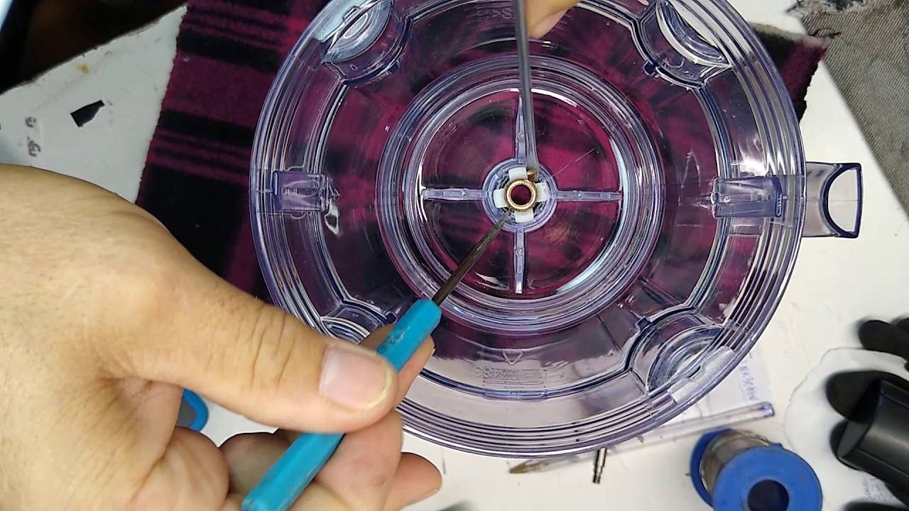 como trocar bucha e as facas do copo liquidificador