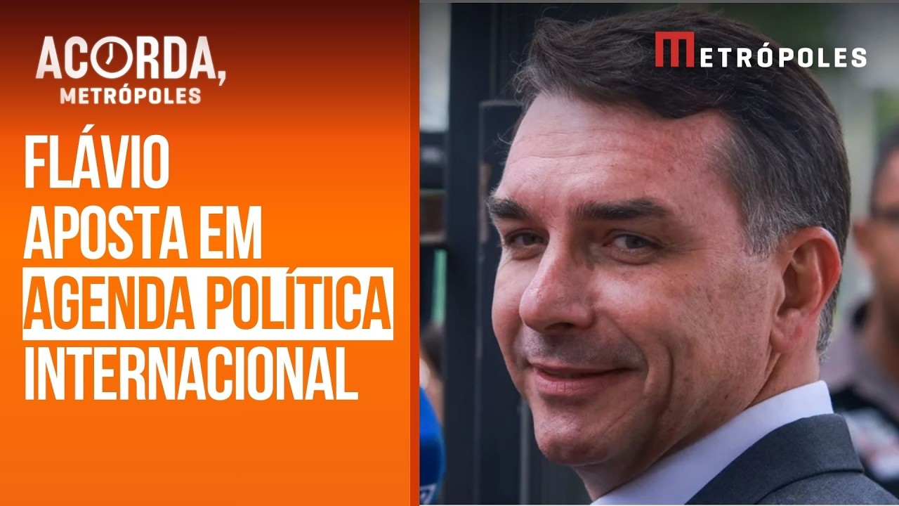 Flávio Bolsonaro, pré-candidato, aposta em “campanha” internacional