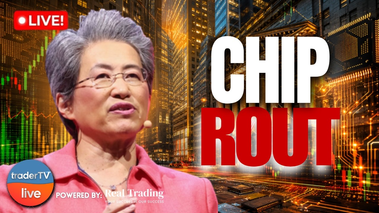 CHIP SELLOFF LINGERS 📉 $MU $AMD Keep Pressure on $SPY | Stock Market Live