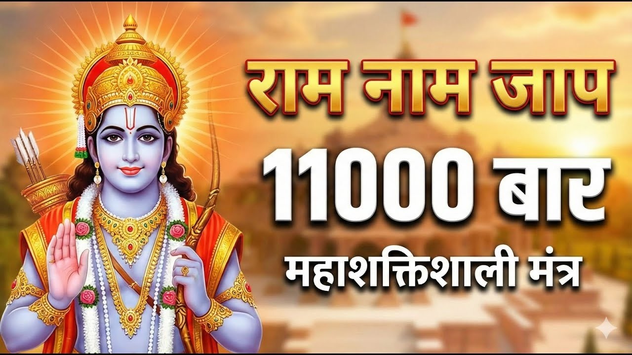राम नाम जाप 125000 बार | Shri Ram Naam Jaap 125000 Times #Ram Ram Chanting | श्री राम नाम जाप
