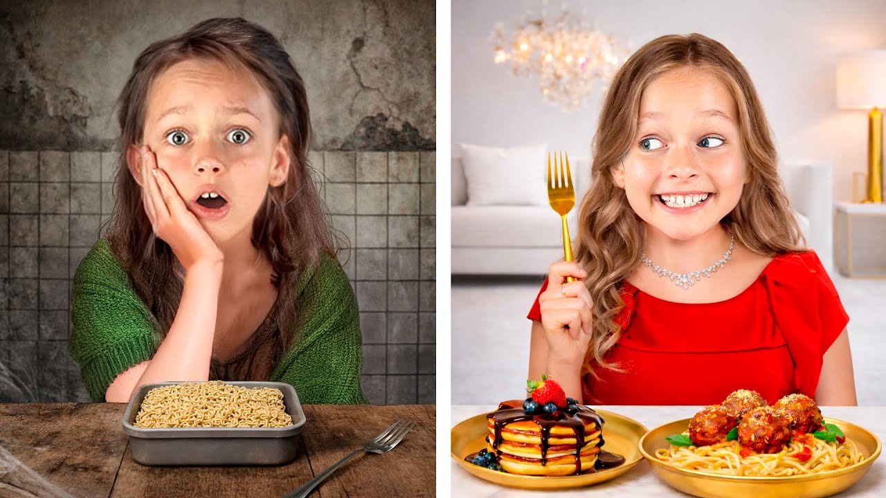 Câu chuyện về Maya và công chúa nghèo so với công chúa giàu