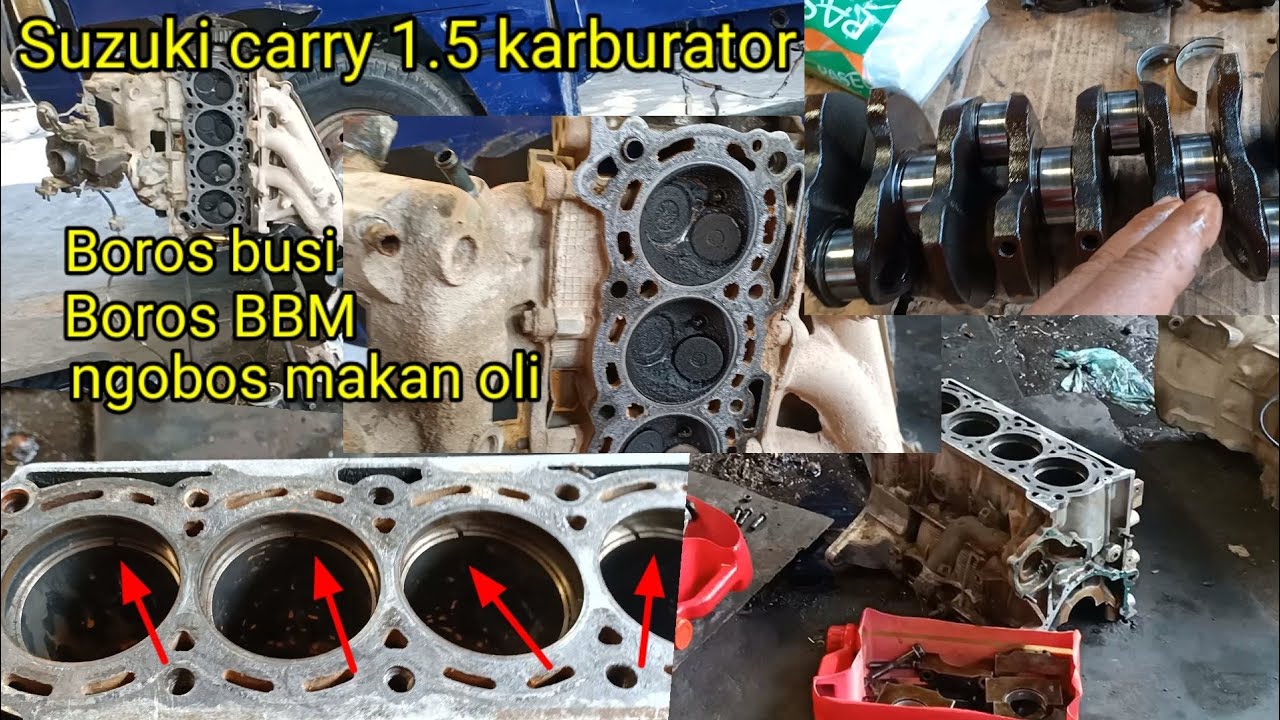 Suzuki Carry 1.5 karburator |ngobos makan oli