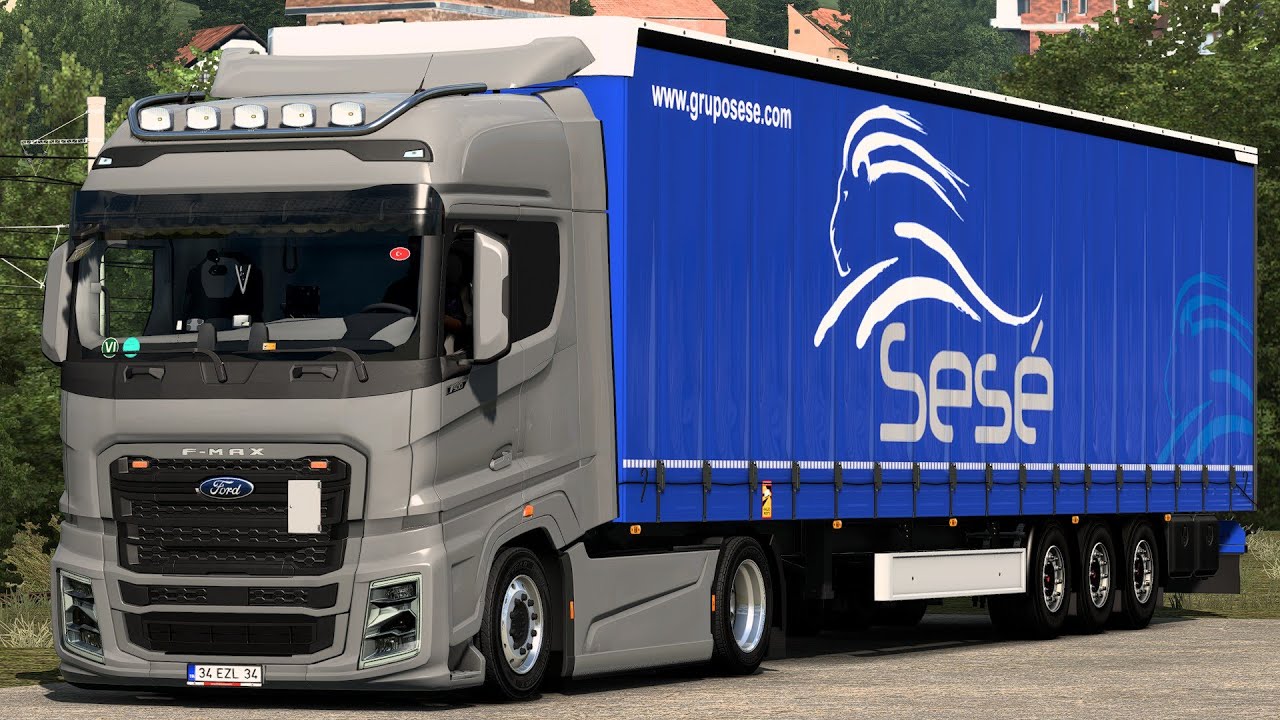ETS2 | Realistic Driving | Ford F-Max | PNG + JBX | 1.54