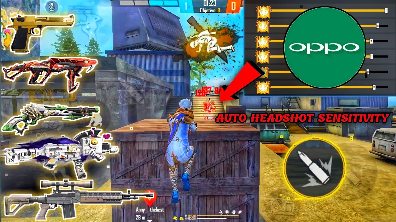 BEST AUTO HEADSHOT SENSITIVITY SETTING AND DPI FOR OPPO MOBILES || NEW 2022