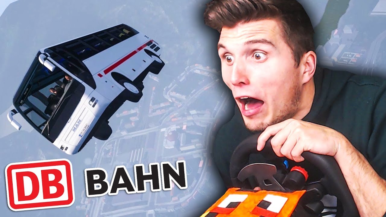 Die Deutsche Bahn KANN FLIEGEN ✪ Fernbus Simulator mit Lenkrad
