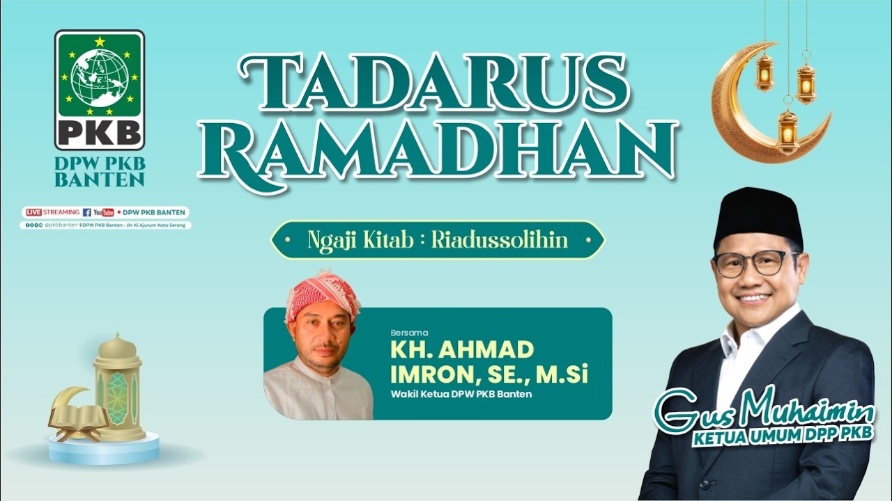 [LIVE] TADARUS RAMADHAN 04/03/2026 # SERI-11 NGAJI DI DPW PKB BANTEN