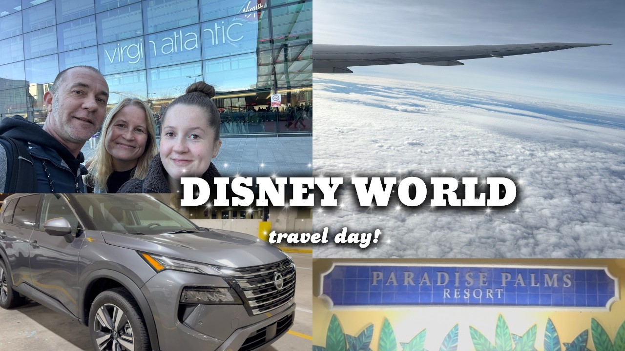 DISNEY WORLD TRAVEL DAY ✈️✨ | Surprise 50th! | Delta Airlines | Paradise Palms Resort | OCTOBER 2025