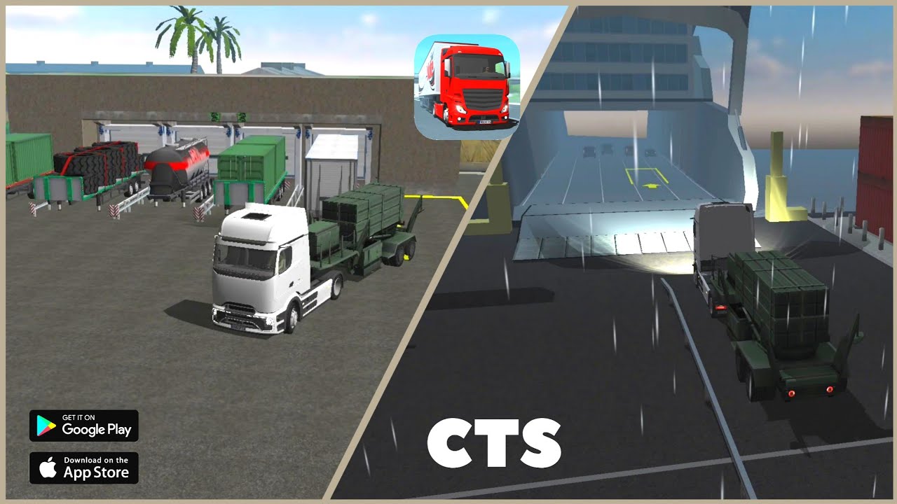Heading to Rio underhill logistics by ferry - Cargo Transport Simulator