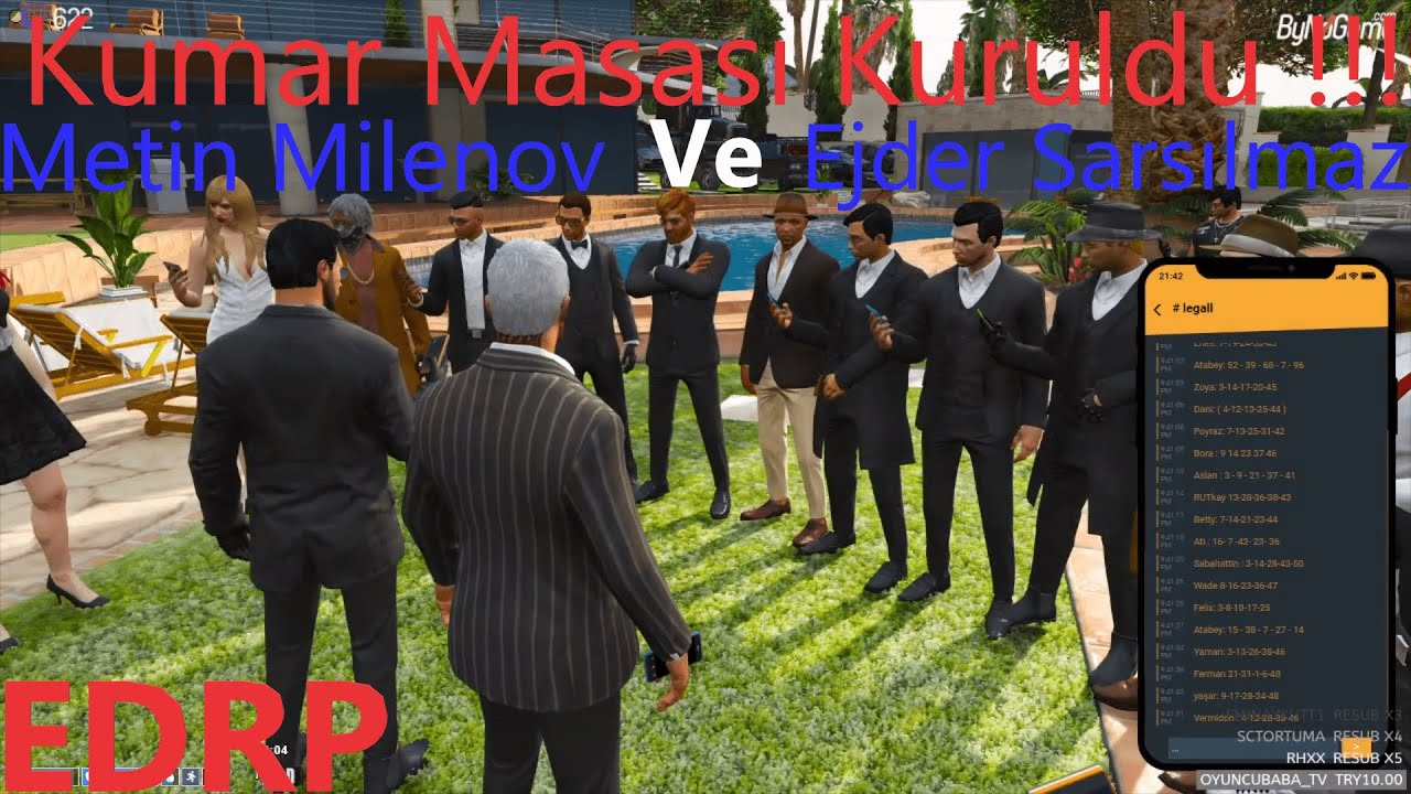 EDRP - l Metin Milenov Ve Ejder Sarsılmaz Kumar Oynatıyor PD Baskın Atıyor!!!