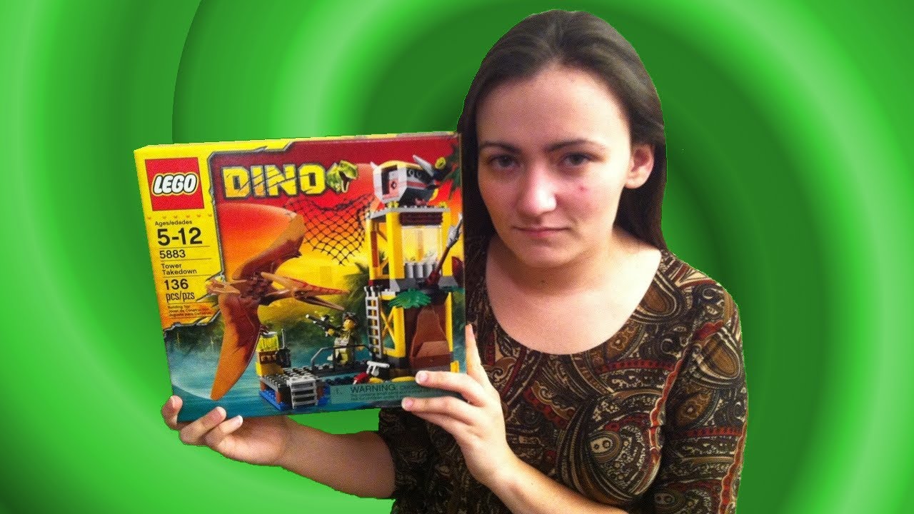 LEGO 5883 Tower Takedown LEGO Dino Review - BrickQueen