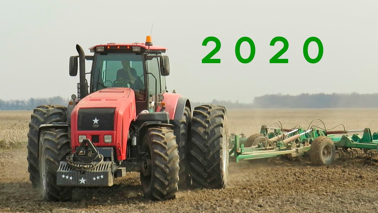 Подготовка почвы / БЕЛАРУС 3522 + КПМ-12 /