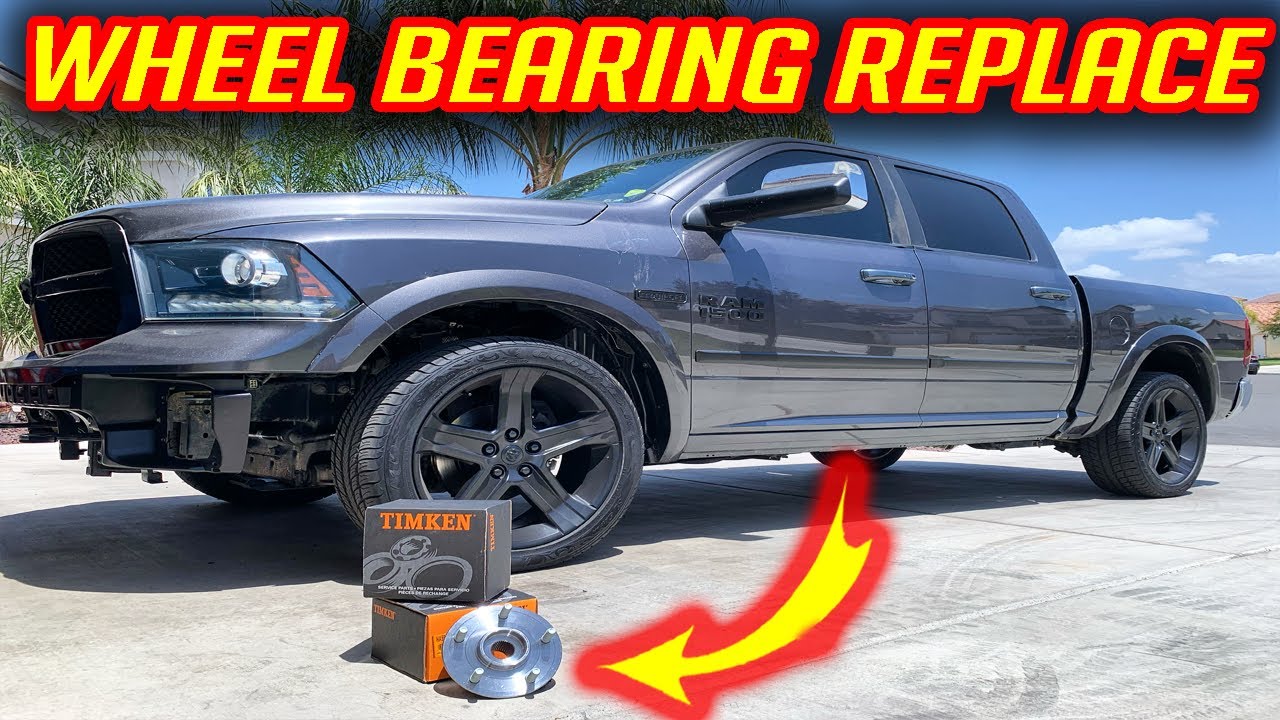 How To Change RAM 1500 Front Wheel Bearings