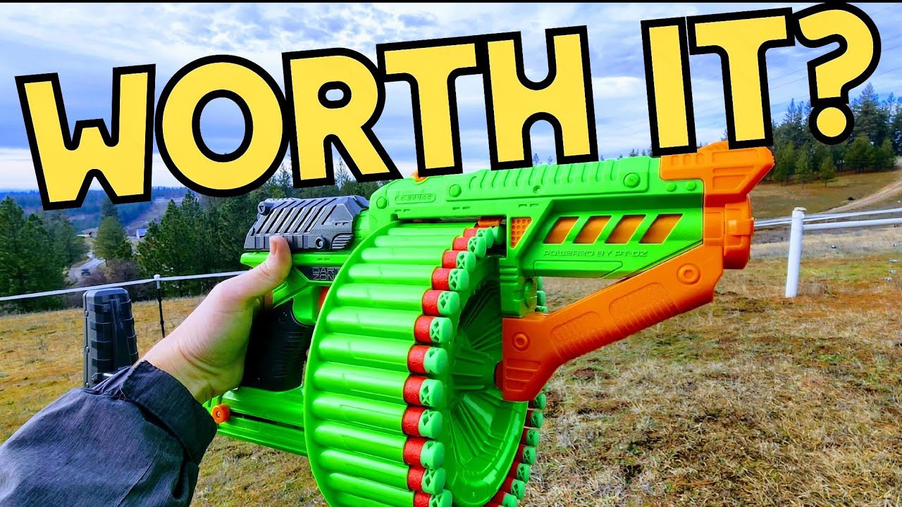 Dart Zone Magnum X2 Superdrum (GREEN VERSION) | 40 Dart Capacity Blaster at $20 | Full Review