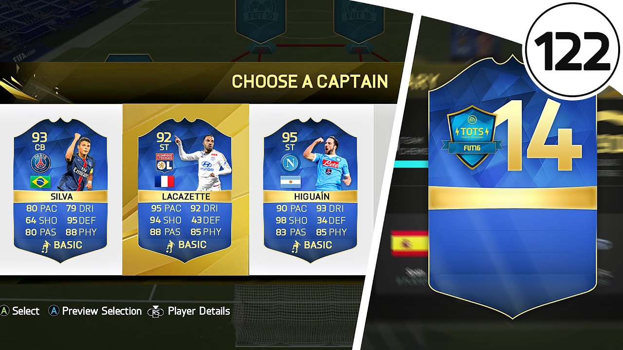 14 TOTS IN 1 DRAFT! - DRAFT TO GLORY #122 - FIFA 16 Ultimate Team