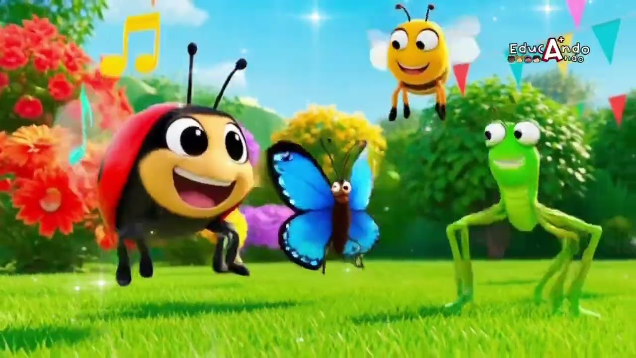 Los Bichitos Bailarines 🐝🌸 | Educando Ando | Bailable para Primavera 
