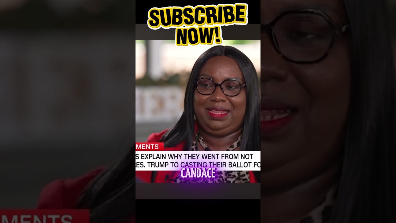 Black Trump Voter Says She Started Listening to Candace Owens!😂#lefty #leftwing #progressive #trump