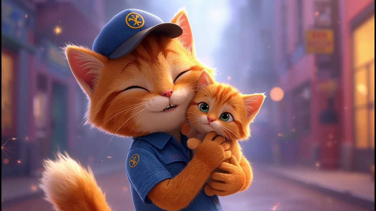 💼🐱 Cat Dad Works Hard 👨‍👧 | For His Kitten’s Future 🌟📚