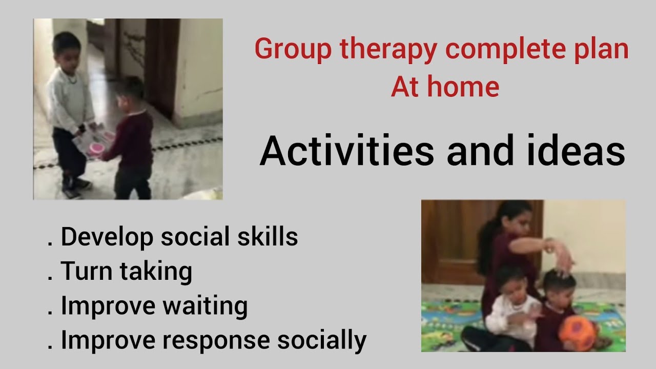 Group therapy session at home/घर पर ग्रूप थैरेपी कैसे करे?step,ideas & benefits of group sessions.