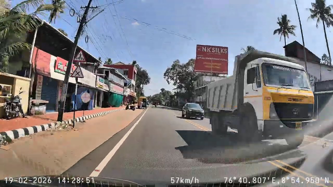 Real Indian Traffic Test 🔥 70mai A510 Dual Dashcam 3K Sample